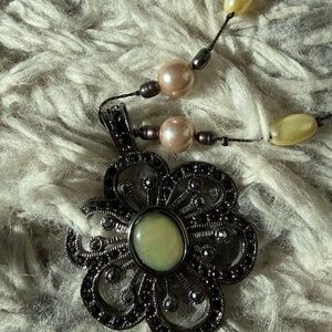 Lia Sophia Freshwater Pearl Pendant Necklace